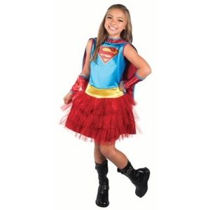 Supergirl Costume Girls Large 10/12